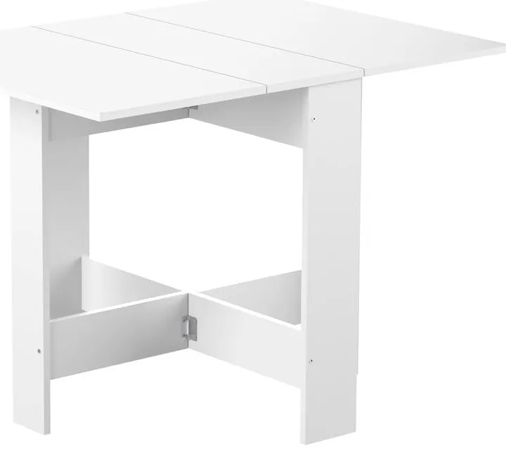 Rozkładany stół z białym blatem 76x28 cm Papillon – TemaHome