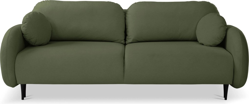 Masseno Sofa AGIO z funkcją spania i pojemnikiem na pościel - Zielony - CASTEL 39