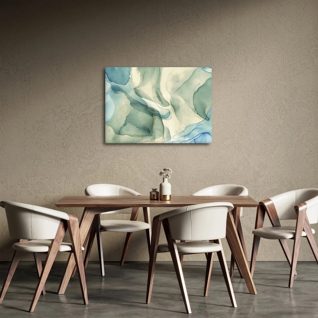 Obraz - Atramentowa abstracja (70x50 cm)