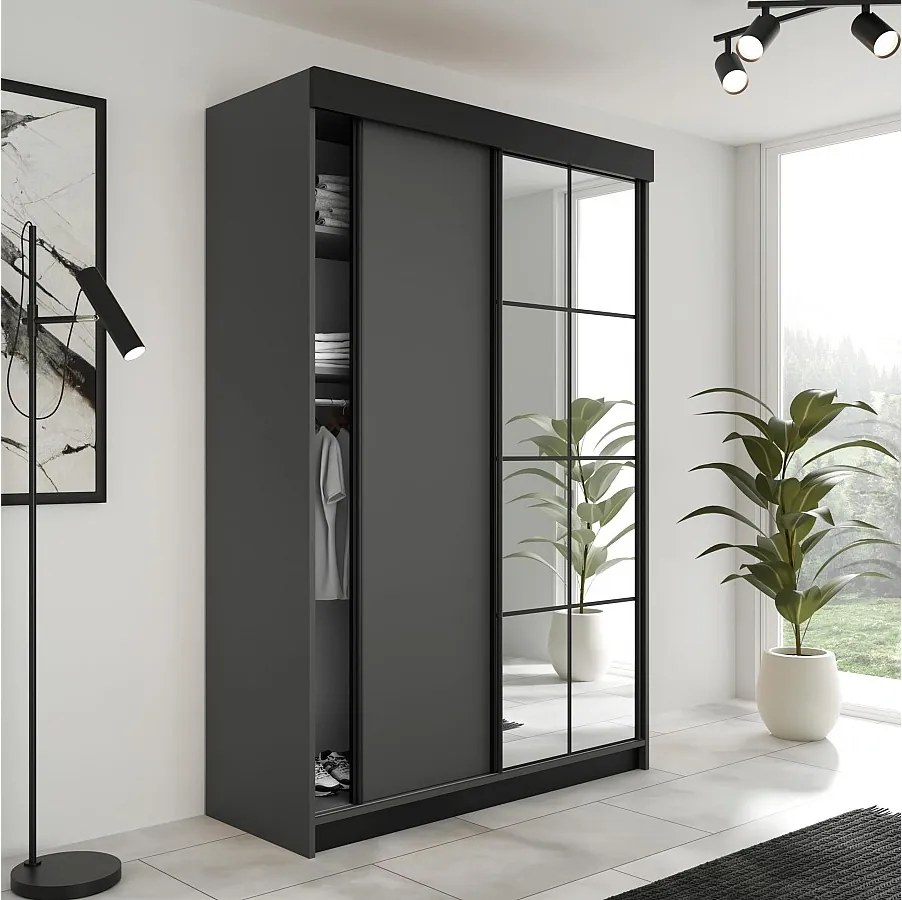 Szafa Przesuwna LAMARO 138 Grafit