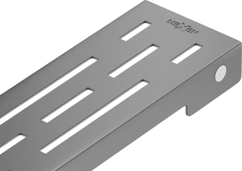 Mexen Flat M01 maskownica do odpływu liniowego 90 cm, gun gray szczotkowany - 1E20090
