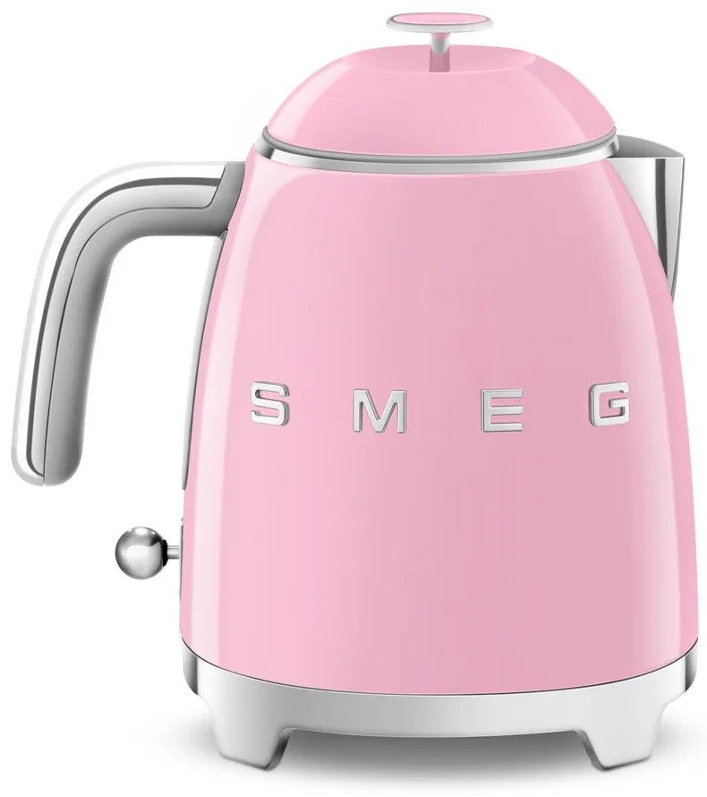 Różowy czajnik elektryczny ze stali nierdzewnej 800 ml Retro Style – SMEG