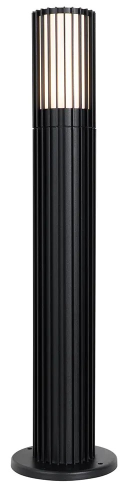 Designerski słup ogrodowy czarny 50 cm IP44 - Boris