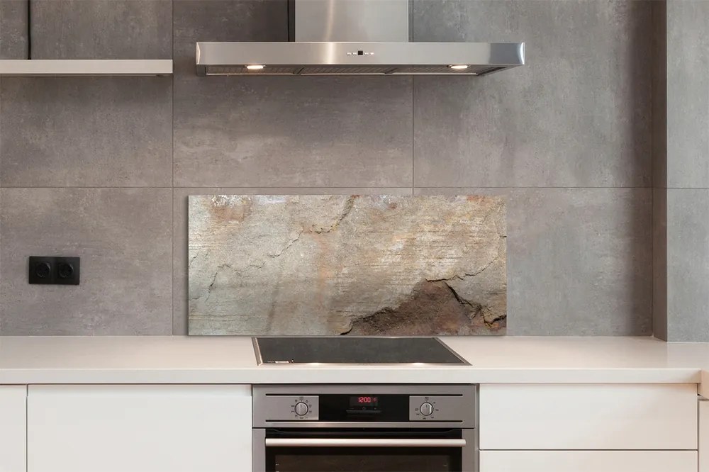 Szklany Panel Marmurowa Ściana Salonu