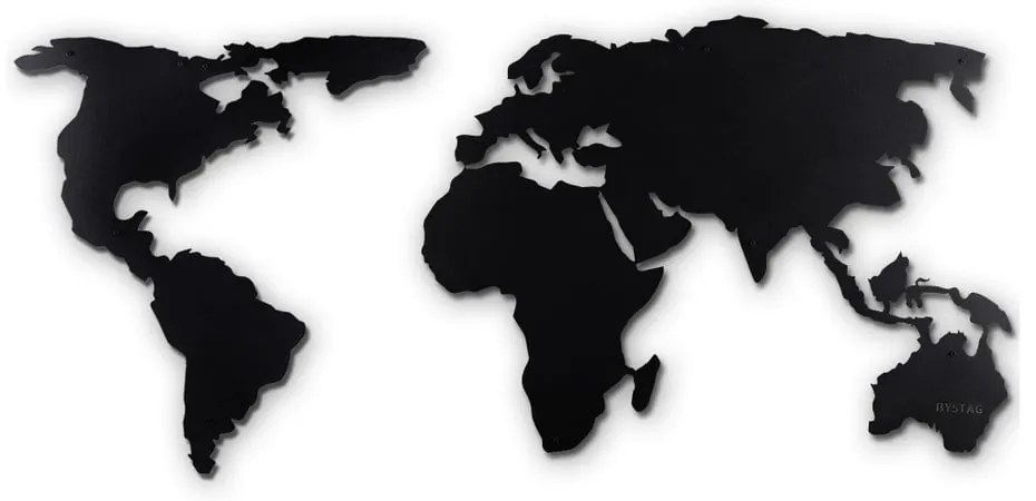Mapa ścienna 170x85 cm Silhouette – Bystag