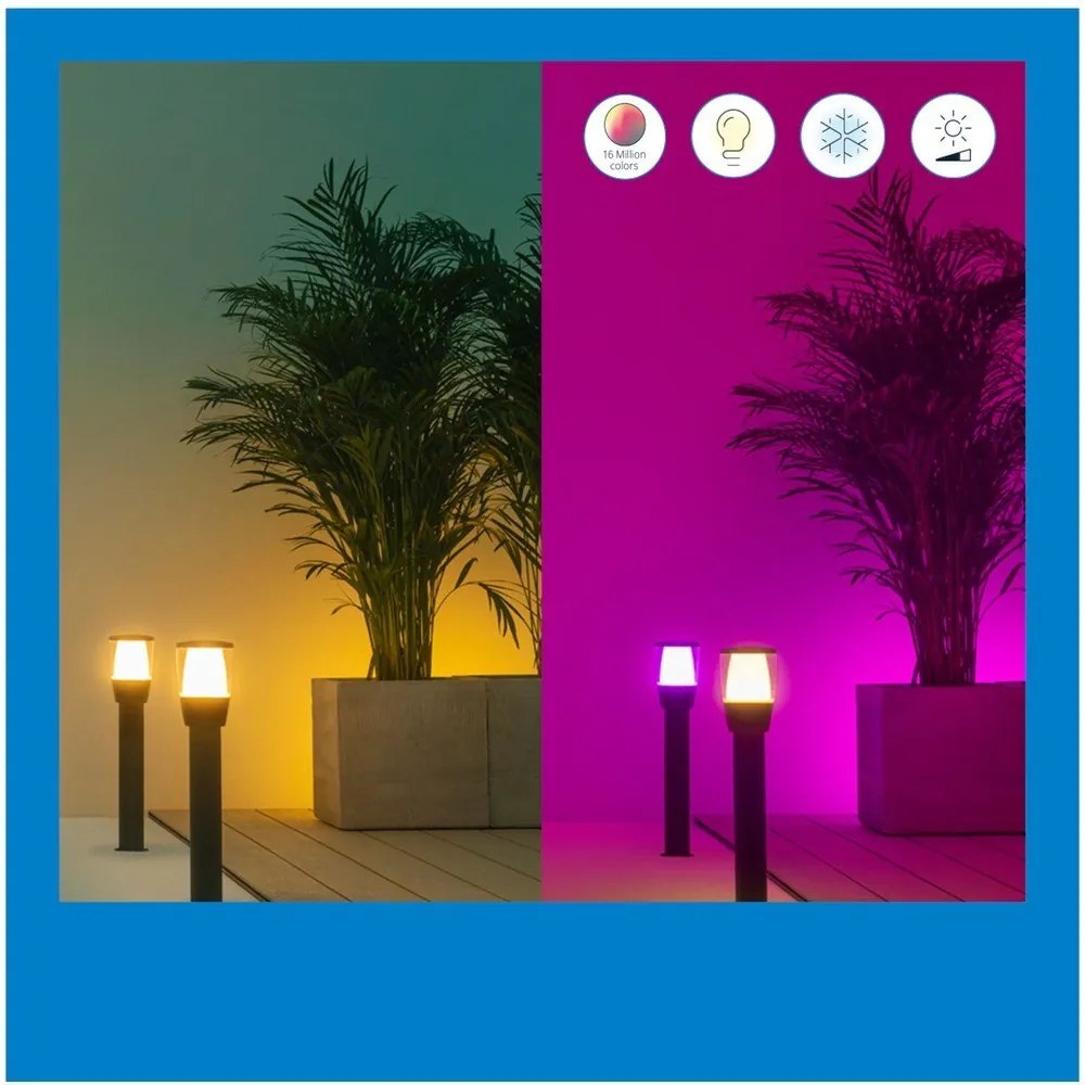 Inteligentna lampa zewnętrzna LED 4 W Bollard Extension – WiZ