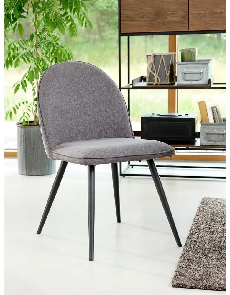 Szare krzesło Minto – Unique Furniture