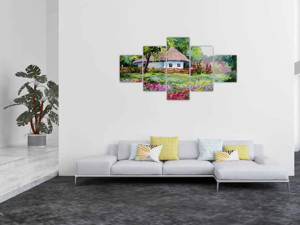 Obraz - Domek (125x70 cm)