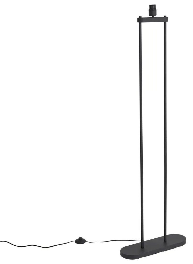 Nowoczesna lampa podłogowa czarna - Thijmen