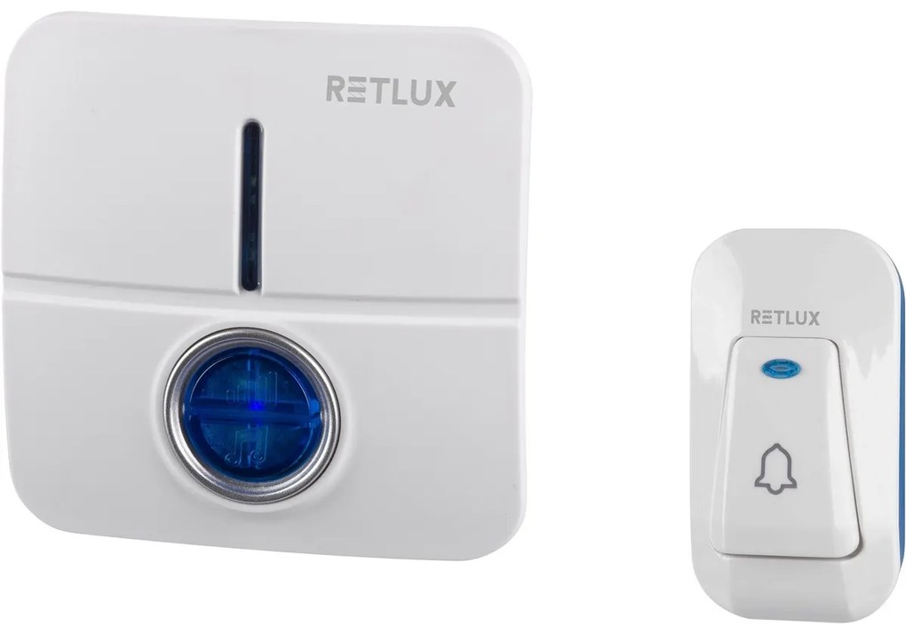 Retlux RDB 105 Bezprzewodowy dzwonek do gniazdka, 1x czytnik, zasięg 120 m