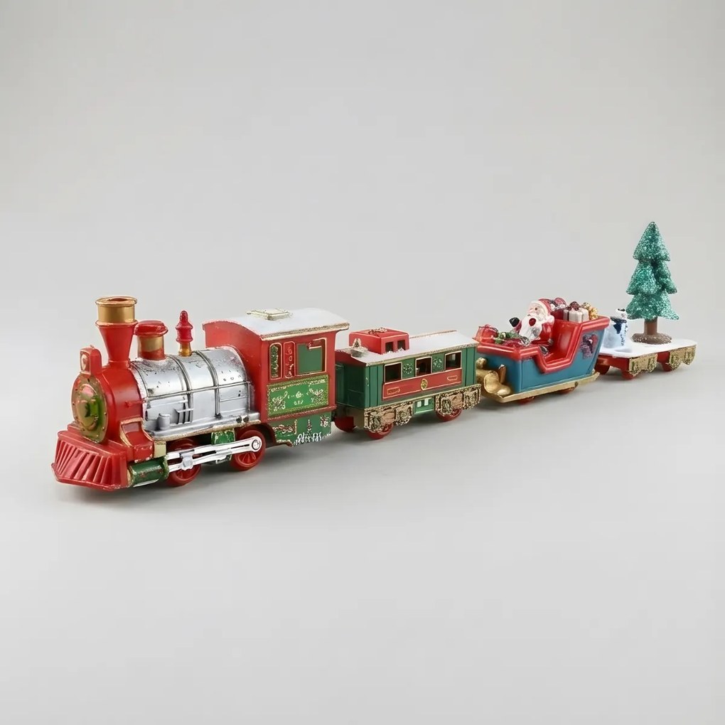 Świąteczny pociąg na choinkę, 23 elementy, Ø 87,5 cm