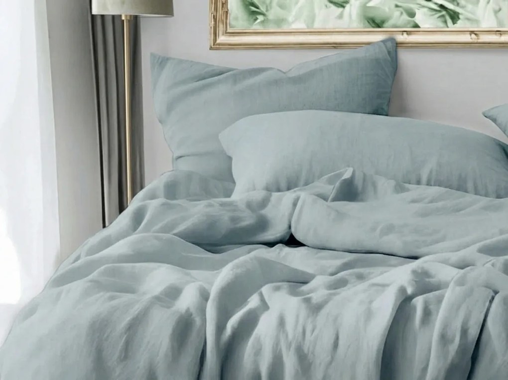 PrzytulneMieszkanie.pl PrzytulneMieszkanie.pl Muślinowa pościel MOELLIN jasnoszara Rozmiar pościeli: 70 x 90 cm | 140 x 200 cm