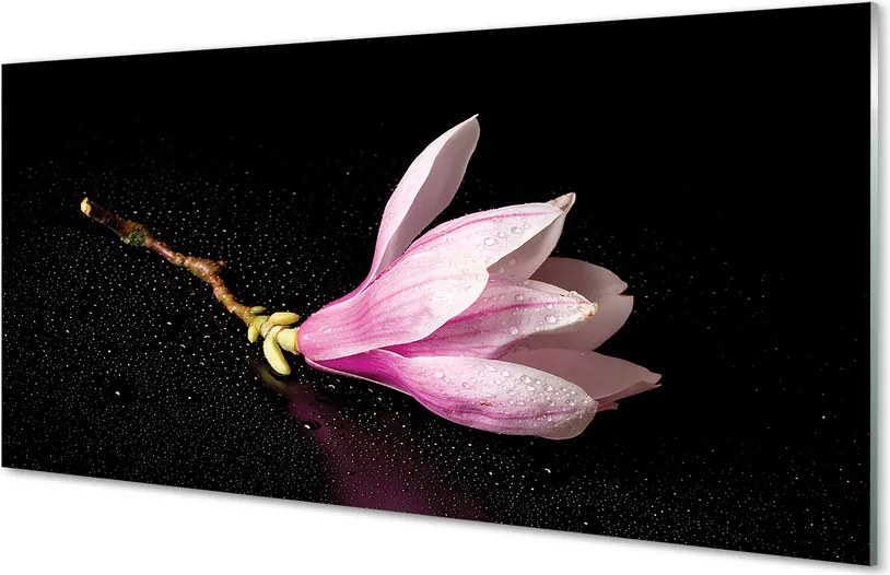 Panel Kuchenny Szklany Kwiat Lotosu na Wodzie