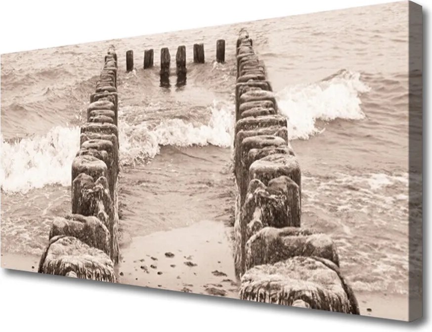 Fotoobraz na płótnie Nowoczesny Dom nad Oceanem