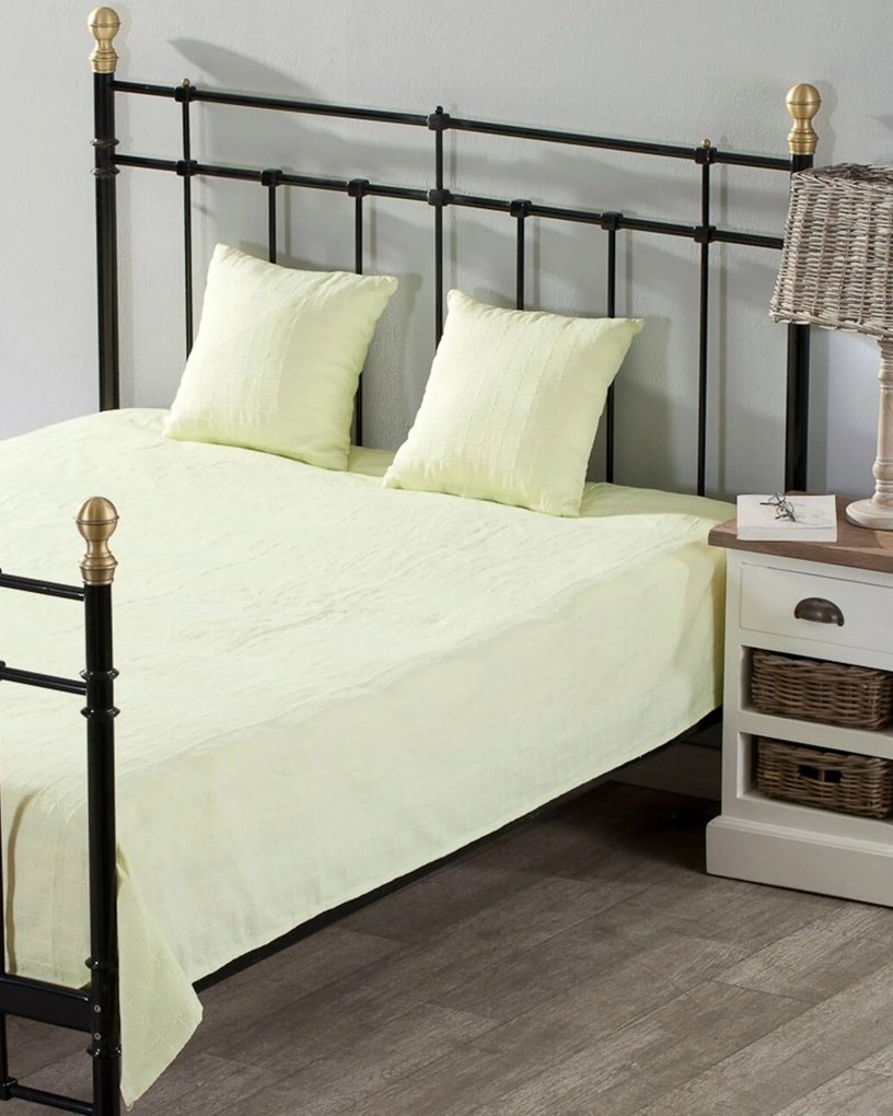 Komplet Milena lime green 150 x 250 cm pled + 2 poszewki -50%