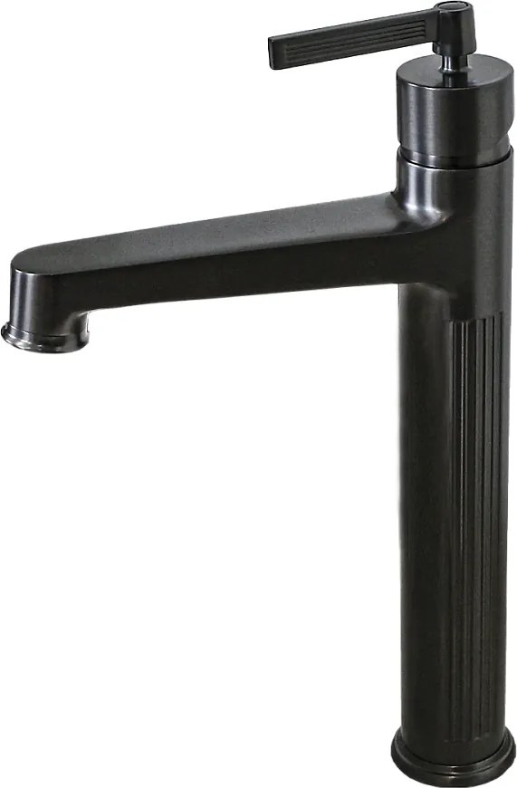 Louxor bateria umywalkowa wysoka szary metaliczny