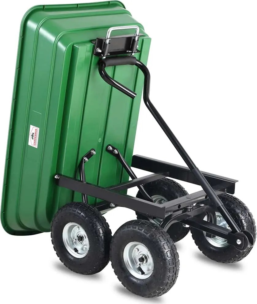 Wózek ogrodowy JEREMY z funkcją przechyłu, 51x103,5x92,5cm, zielona Gardebruk