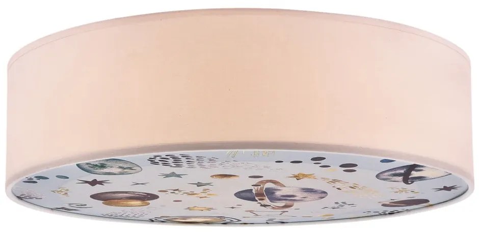 Dziecięca lampa sufitowa z tekstylnym kloszem ø 38 cm Kiddy – Candellux Lighting