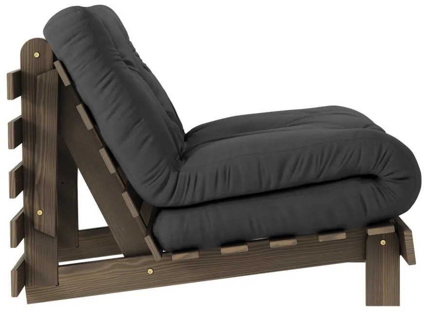 Czarny fotel Roots – Karup Design