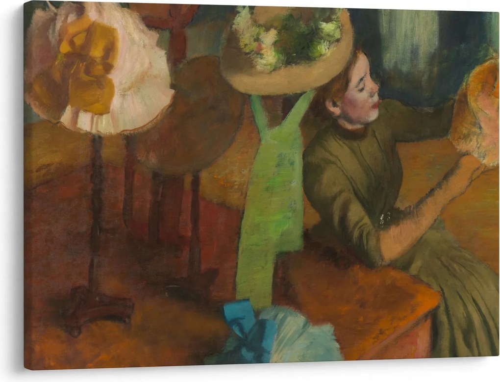 Obraz - Edgar Degas, The Millinery Shop, reprodukcje (70x50 cm)