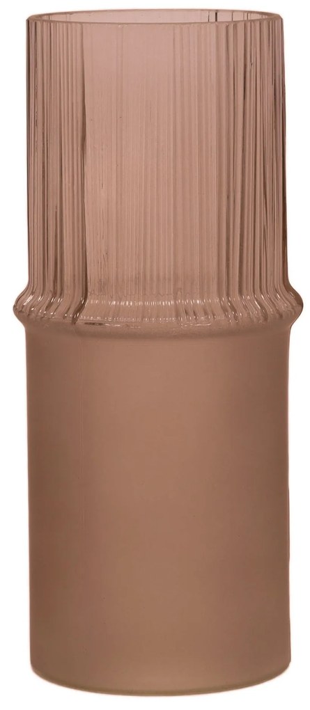 Wazon szklany tuba MATTE, Ø 10,8 x 25 cm