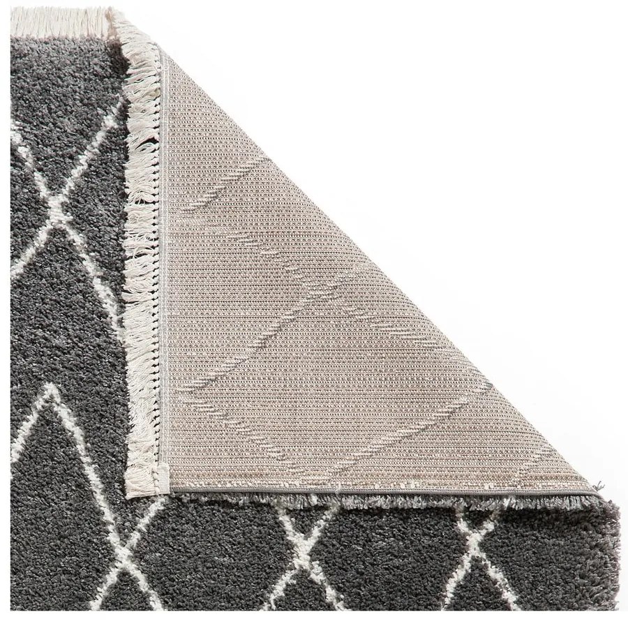 Ciemnoszary dywan 80x150 cm Boho – Think Rugs