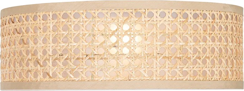 Inteligentna lampa sufitowa rattanowa 30 cm z Wifi A60 - Tromma