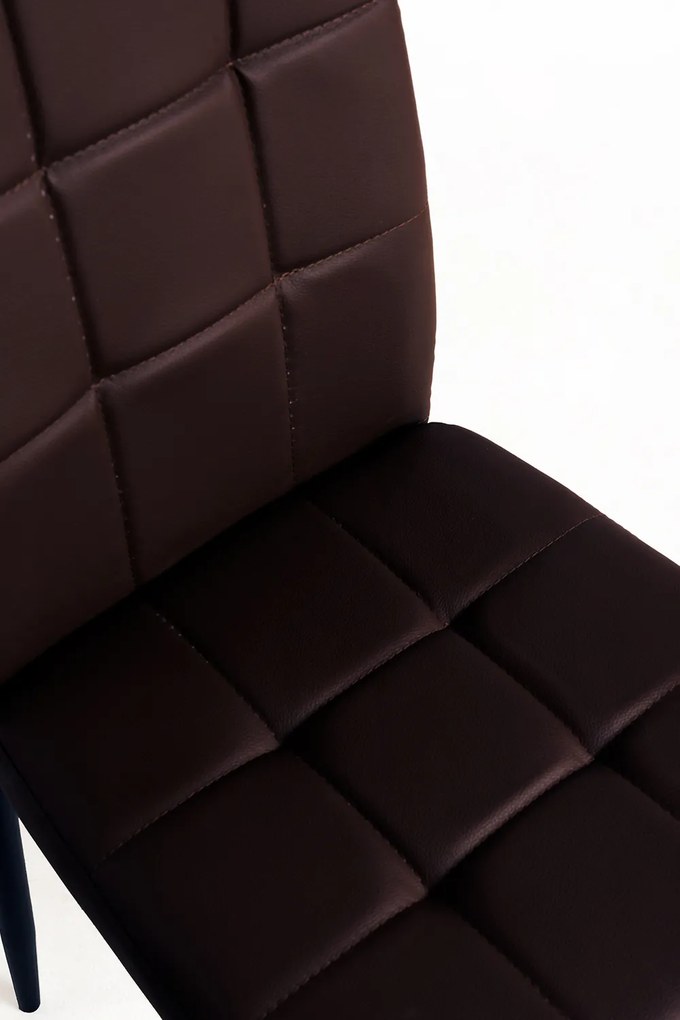 Zestaw 4 Krzese Lan Ekoskóra