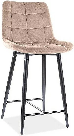 Hoker niski CHIC H-2 VELVET beżowy kuchenny