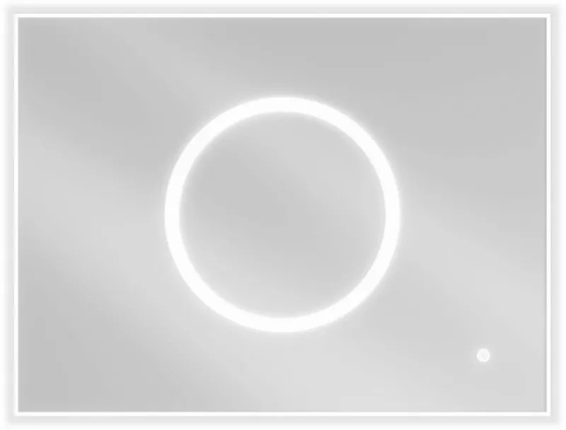 Mexen Koga lustro łazienkowe podświetlane 80 x 60 cm, LED 6000K, antypara - 9821-080-060-611-00