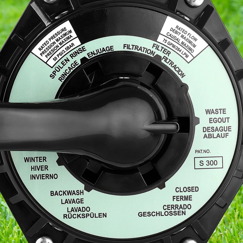 Filtr piaskowy do basenu AQUA 9 600 l/h, niebieska Monzana