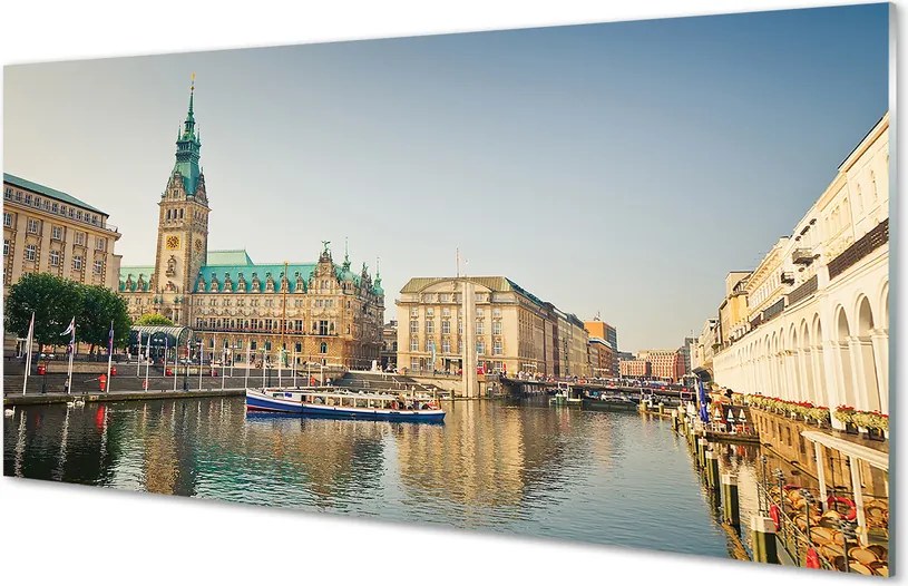 Panel nad Blat Kuchenny Portowa Katedra w Hamburgu