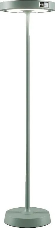 Barbell Solar RF - lampa podłogowa LED z akumulatorem solarnym 65W - Lampa podłogowa zewnętrzna, 3 wysokości: 156-113-70 cm, Sage