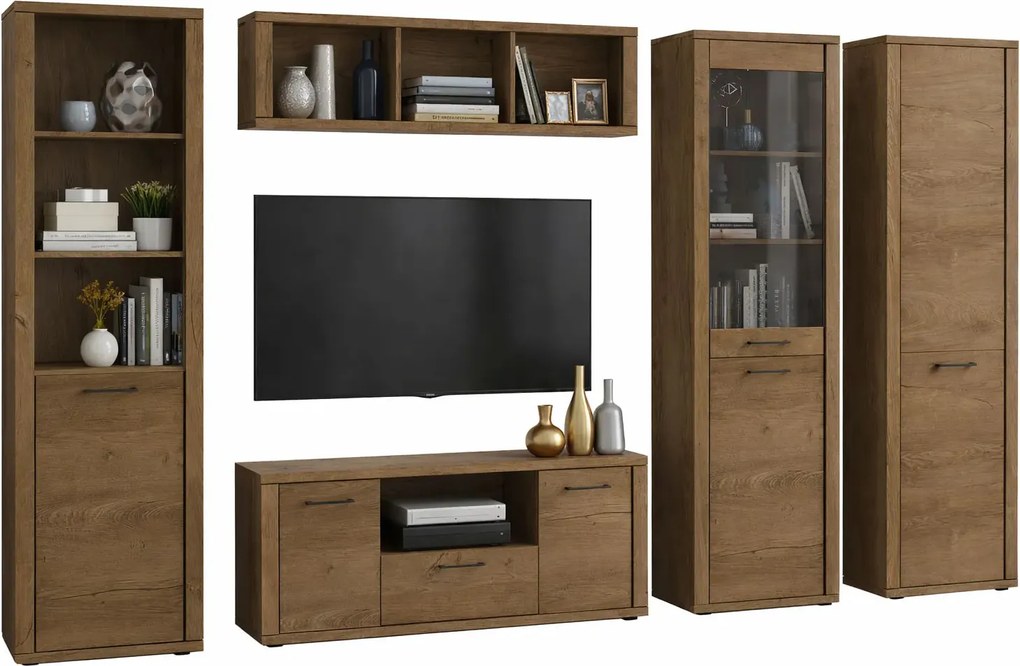 Klasyczny komplet mebli do salonu dąb lefkas D2-B20