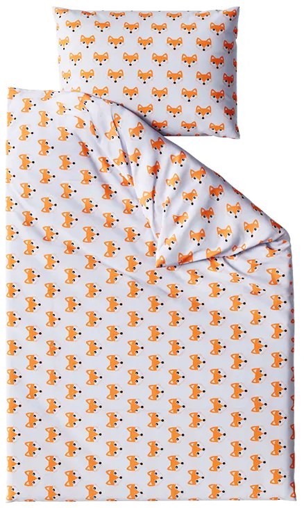 PrzytulneMieszkanie.pl PrzytulneMieszkanie.pl Pościel bawełniana LISEK biała