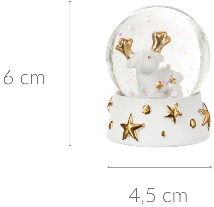 Kula śnieżna ze zwierzakiem, Ø 4,5 cm