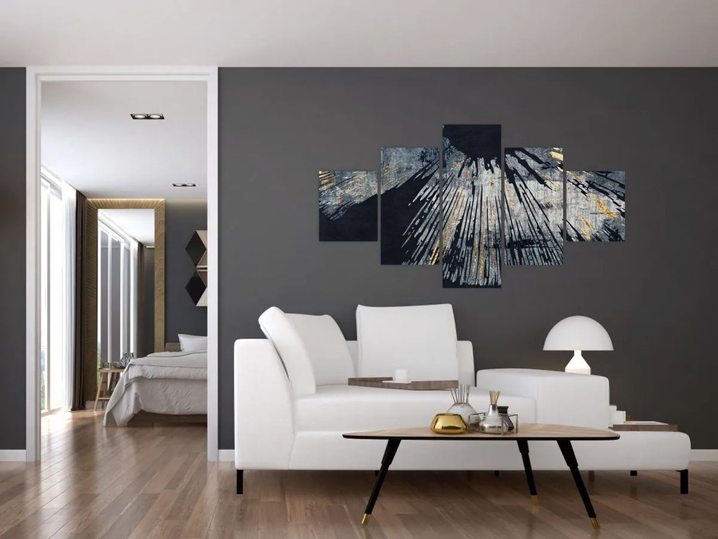 Obraz - Abstrakcja (125x70 cm)