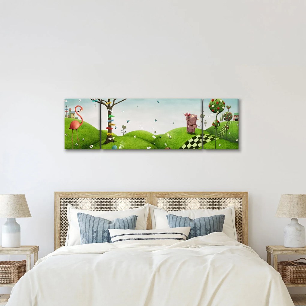 Obraz wspaniałego krajobrazu (170x50 cm)
