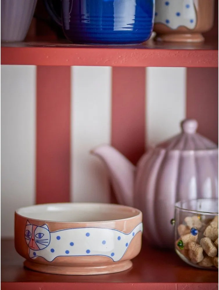 Jasnobrązowe kamionkowe miski zestaw 4 szt. Missy – Bloomingville