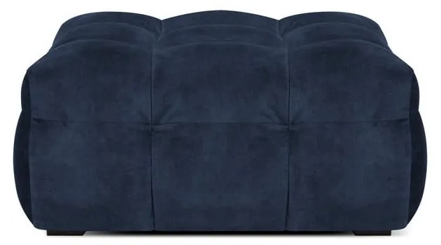 Niebieski aksamitny puf Windsor &amp; Co Sofas Vesta