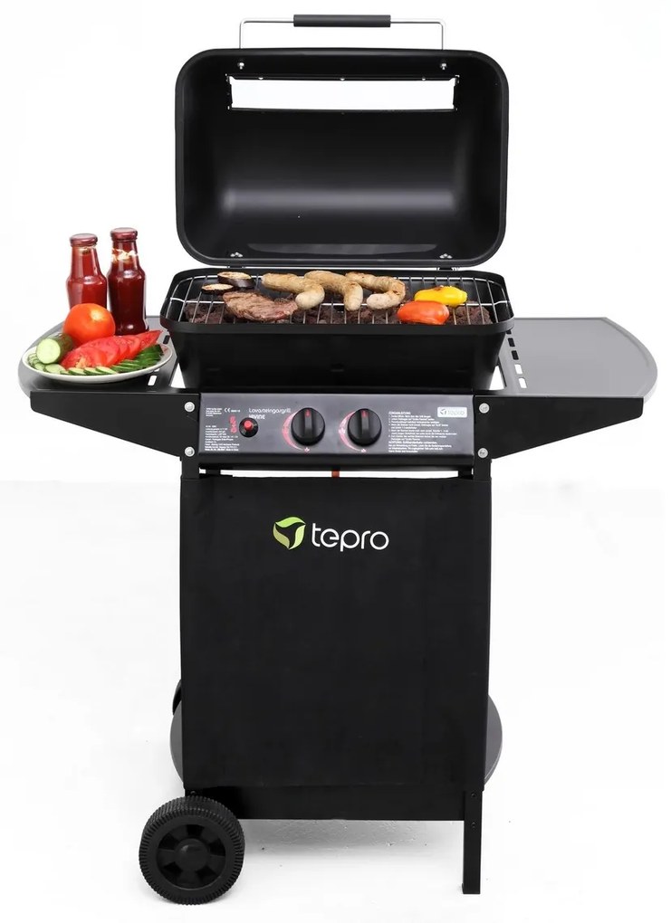 Tepro 508C Grill gazowy z kamieniami lawowymiIrvine, 94 x 51 x 102 cm