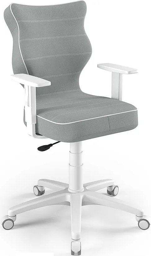 Ergonomiczne krzesło biurowe dla młodzieży Duo White rozmiar 5 (146-176,5 cm)
