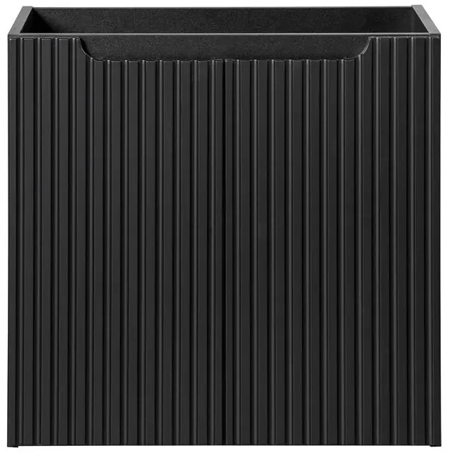 Szafka łazienkowa pod umywalkę w kolorze czarnym C4-S23