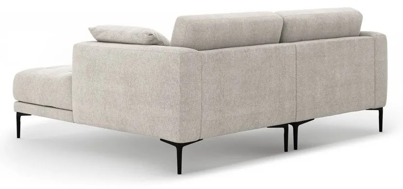 Beżowy narożnik (prawostronny/z szezlongiem) Bemy – Micadoni