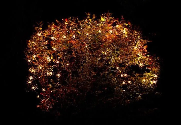 Świąteczne LED świetlna sieć - 3 x 3 m, 128 diod,ciepła biel