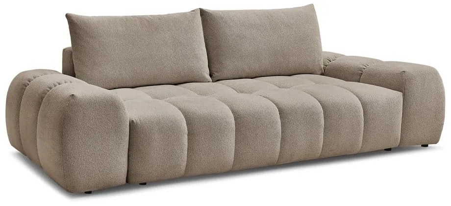 Szarobrązowa sofa z tkaniny szenilowej 278 cm Everest – Bobochic Paris