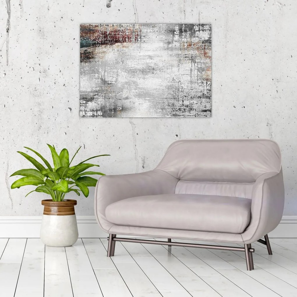 Obraz - Abstrakcyjne teksturowane płótno (70x50 cm)