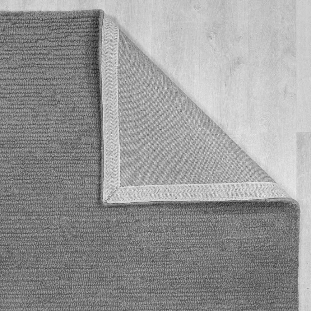 Szary wełniany dywan tkany ręcznie 160x230 cm Harris Boucle – Flair Rugs