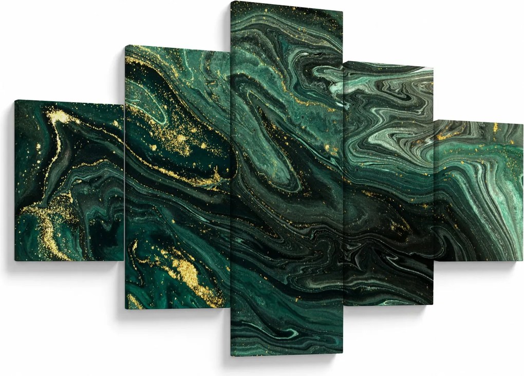 Obraz - Zielony marmur (125x70 cm)