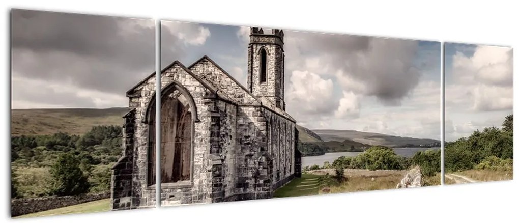 Obraz - Kościół irlandzki (170x50 cm)